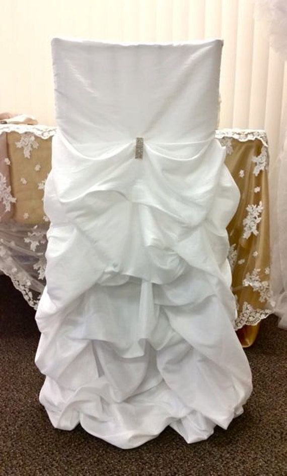 10 set Wedding Chair Covers Ruffled Wedding Chair Covers Etsy