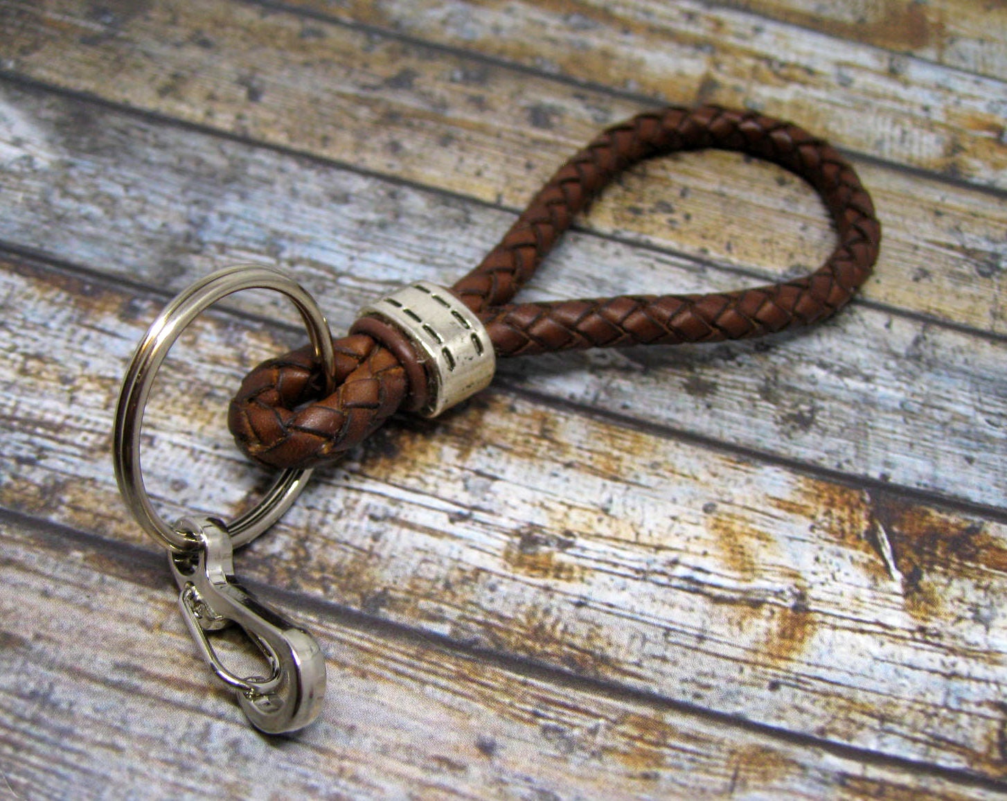 Handmade Leather keychain / Key Fob / Cool keychain / Idea Etsy