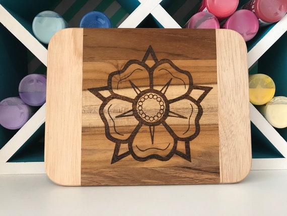 Custom Cutting Board Flower Floral Home Wall Art Kitchen Etsy
