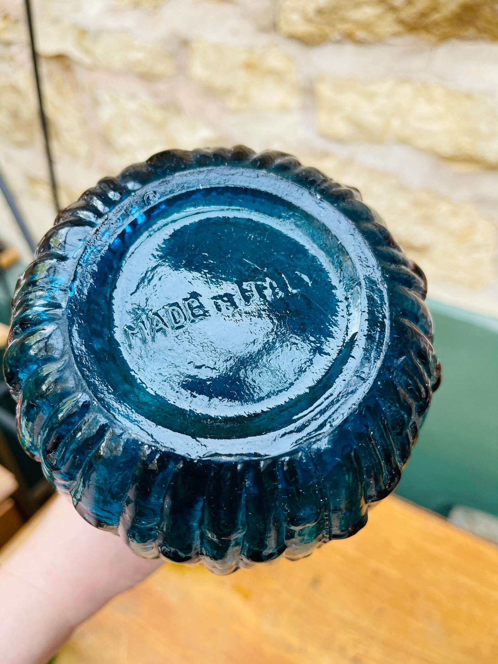 Wax Drip Genie Bottles Vintage Italian Glass Decanters in a Etsy