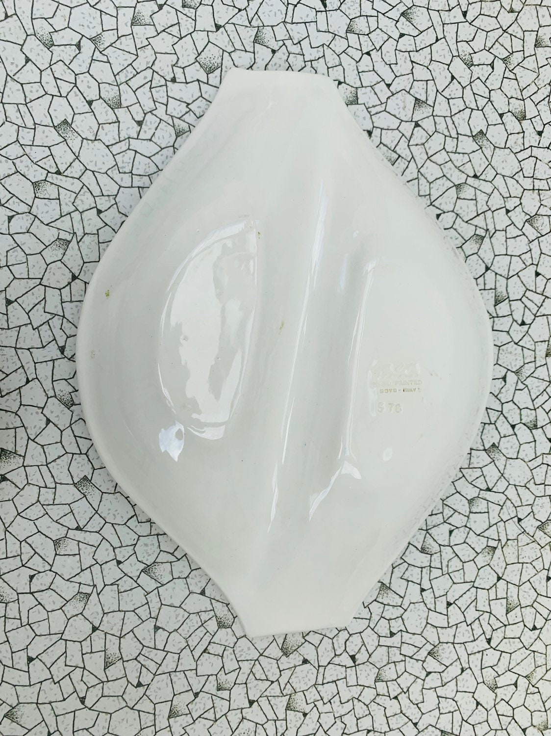 1950s Fish Plates Dishes Mid Century Vintage, Made by Tasca of Nove