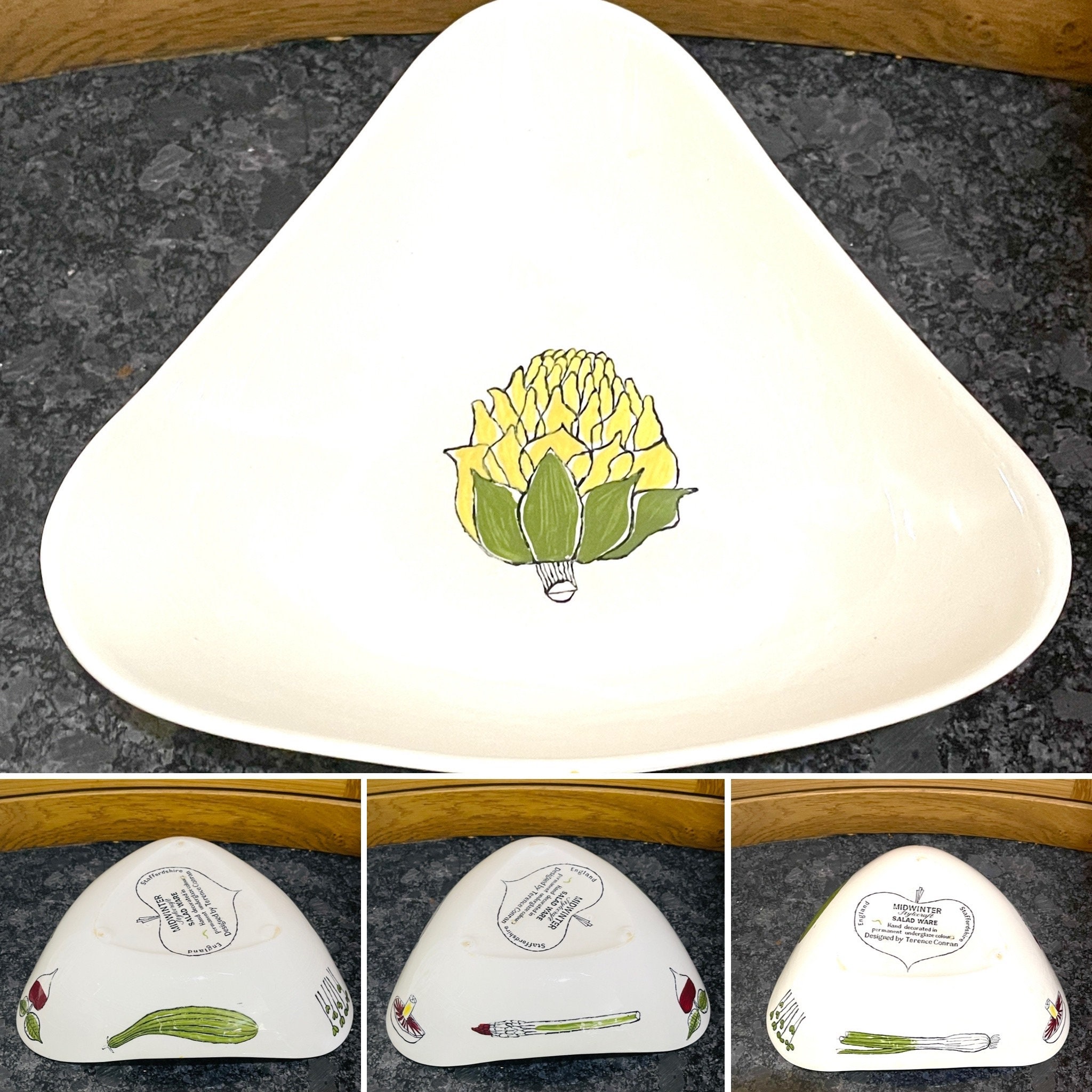 Midwinter Pottery Salad Ware Designed By Terence Conran, 1950s