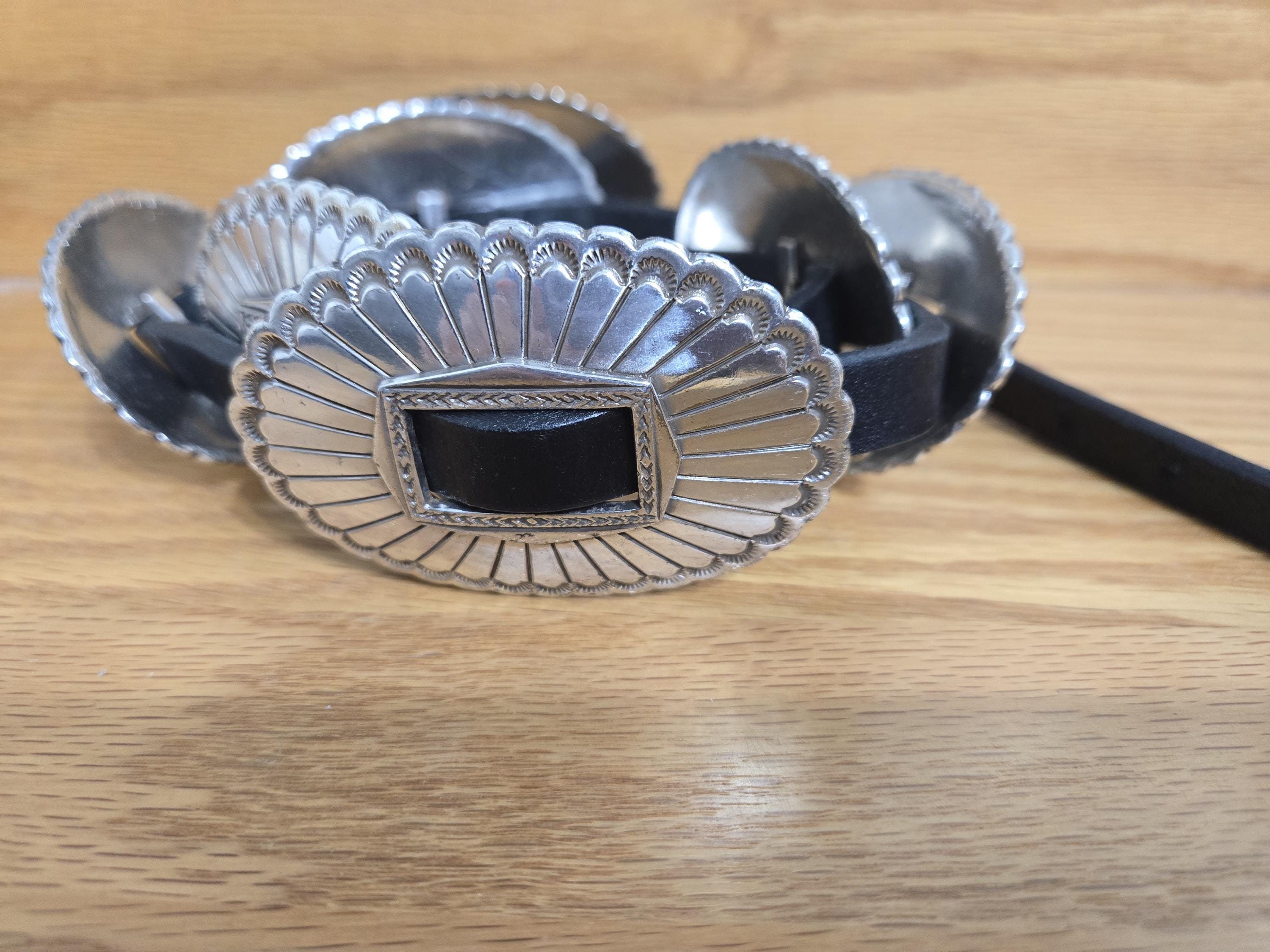 Tony Lama Concho Belt - Etsy
