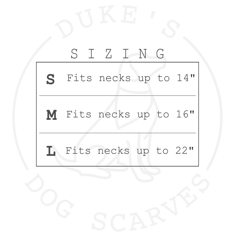 duke's dog scarves