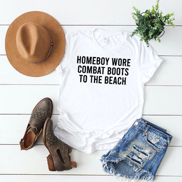 Homeboy Wore Combat Boots To The Beach Lauren Conrad - Etsy