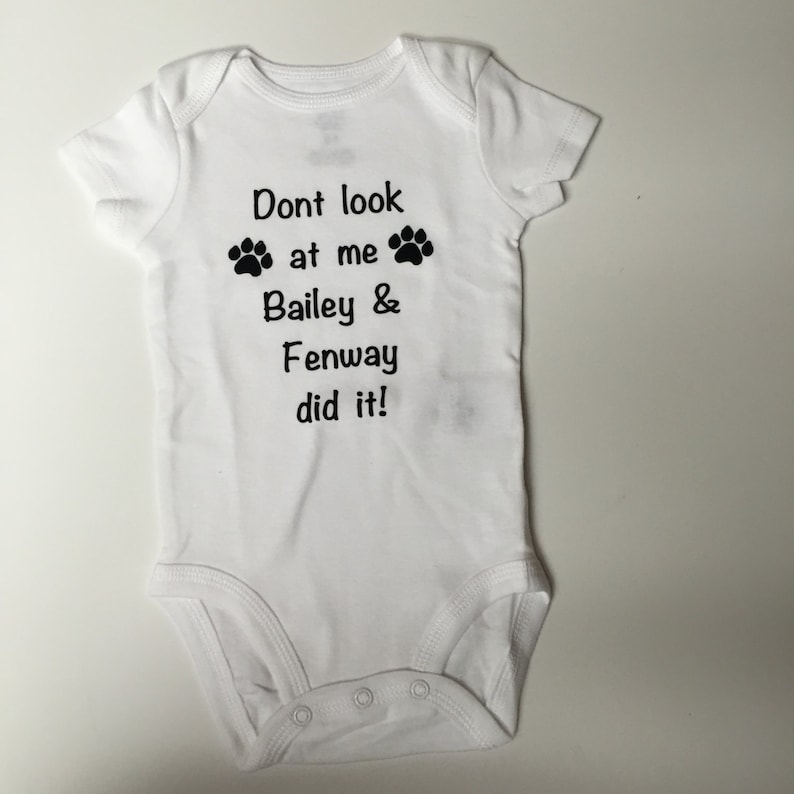 The Dog Did It Bodysuit s