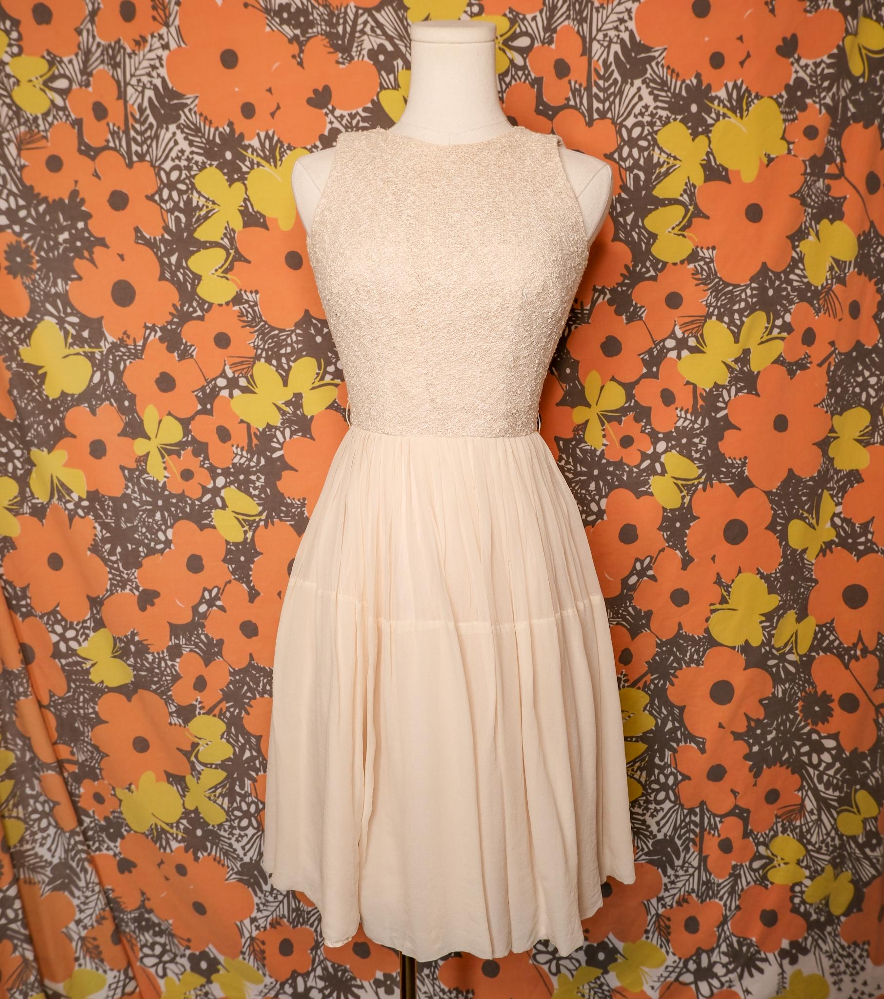 Juniors Cream Dress - Etsy