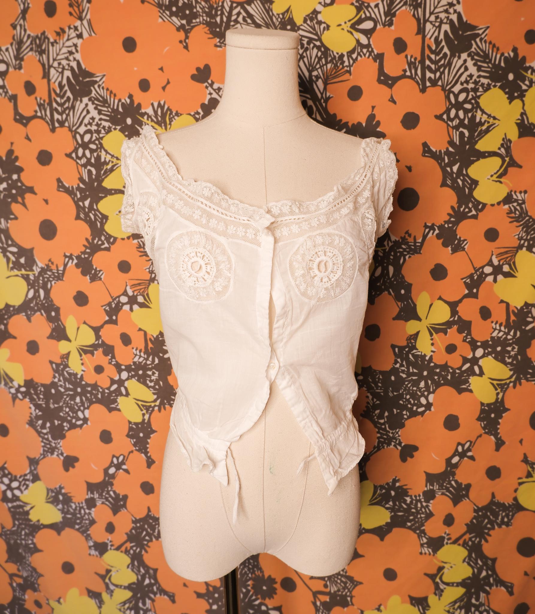 Vintage Corset Cover Embroidered - Etsy