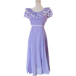 Empire Line Full Skirt Dress - Etsy