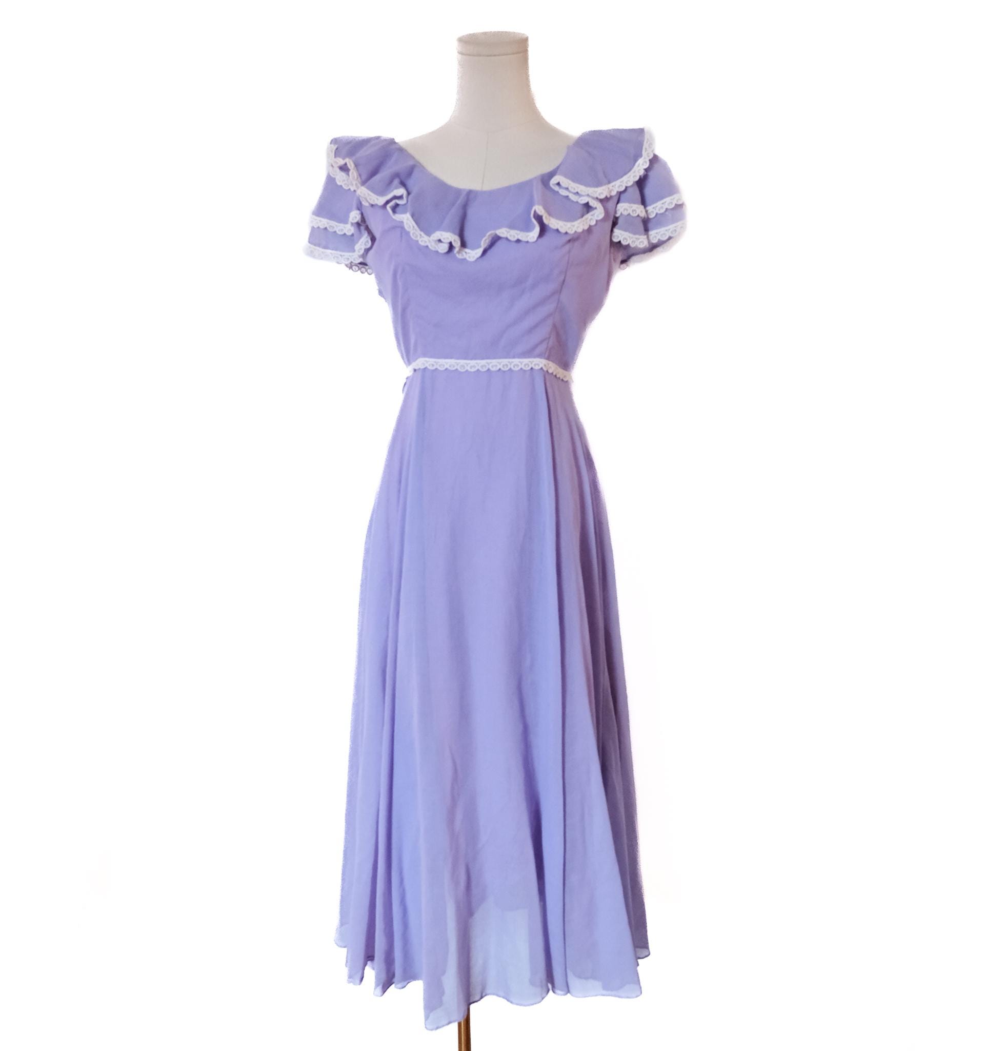 Vintage Lavender Dress - Etsy