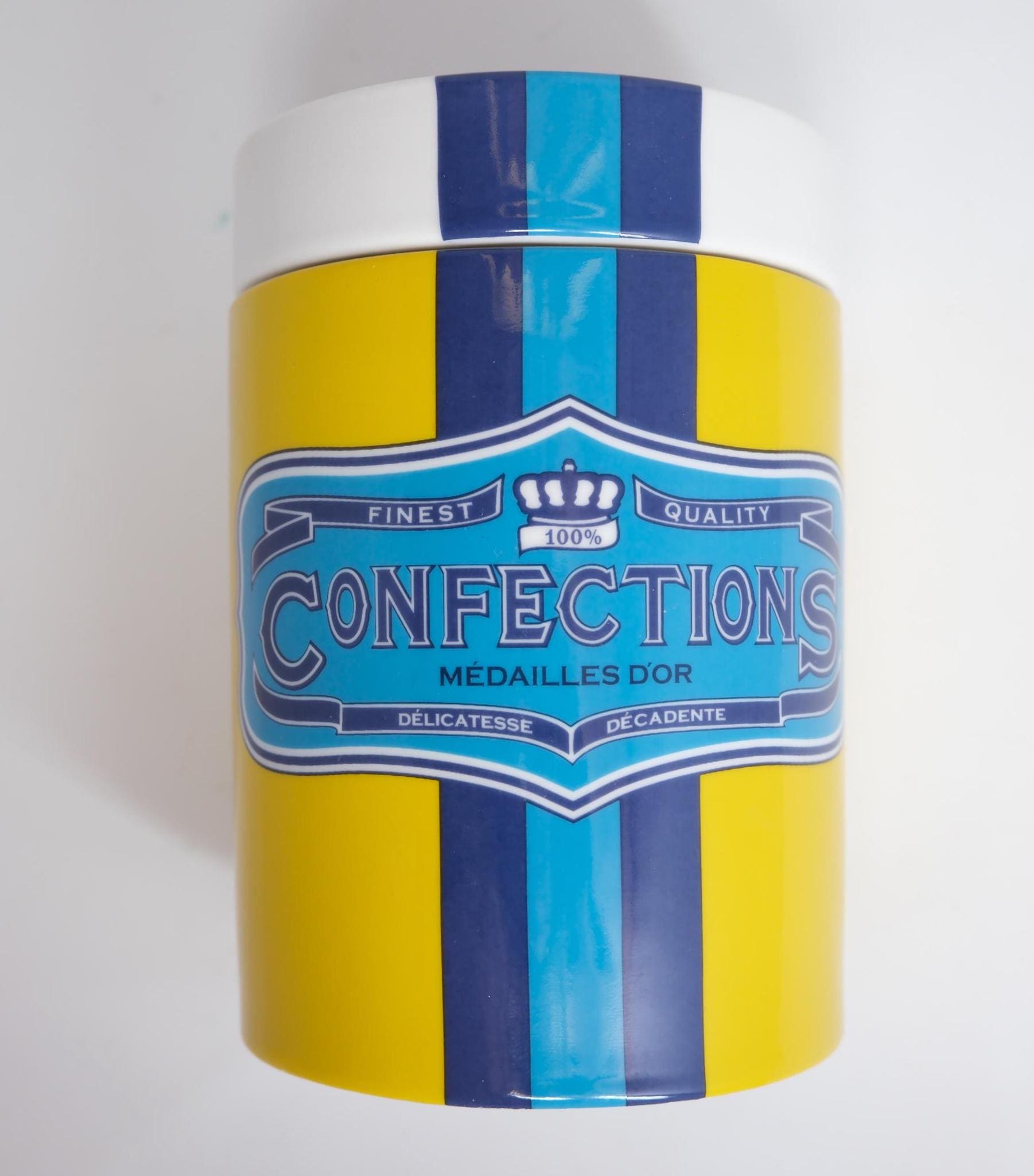 ジョナサンアドラー キャニスター☆ライトパープル × ホワイト ジョナサンアドラー キャニスター☆ライトパープル × ホワイト