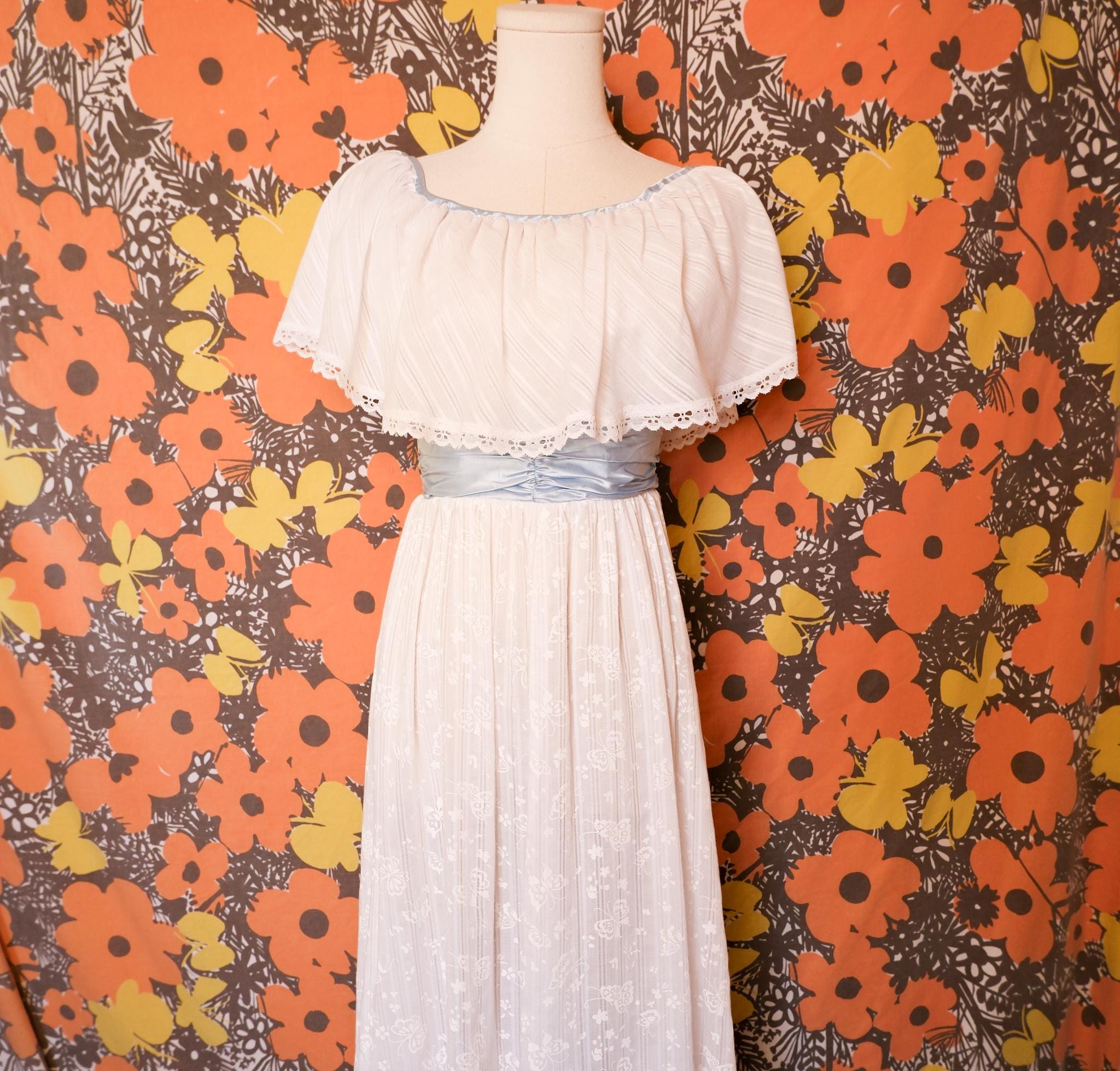 White Prairie Dress - Etsy