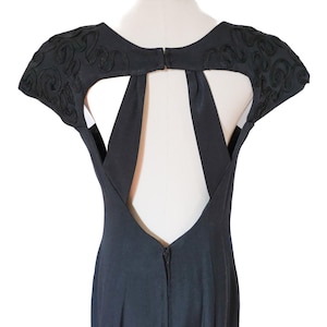 cage cut out dress 90s Bodycon Mini Black Grunge Vintage Cage Rave Club Party Cut Out Dre rollwithitvintage