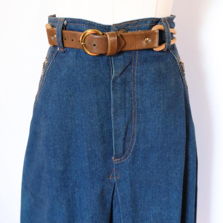Jupe En Jean GEORGE ME DESIGNS - Taille 8, Bleu Délavé, Coupe Droite Courte