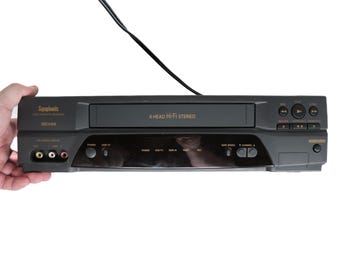Symphonic SL2960 Video Cassette Recorder VCR 4 Head 19 Micron HIFI No Remote