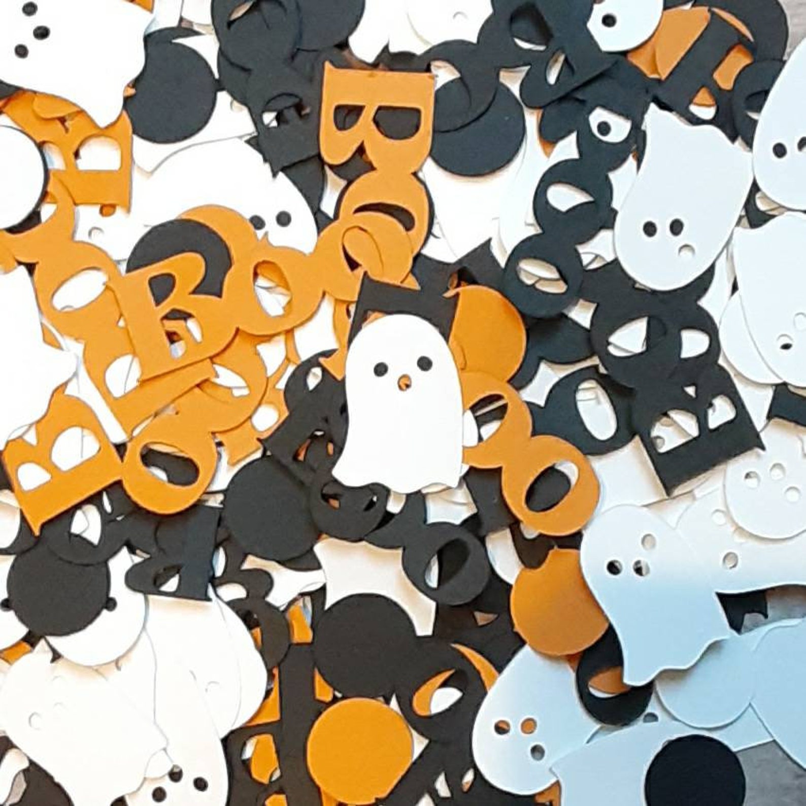 Ghost Confetti Halloween Confetti Halloween Party Etsy