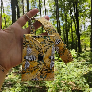 Bumblebee Coin Purse, Mini Wallet, Card Holder, Keychain Coin Purse