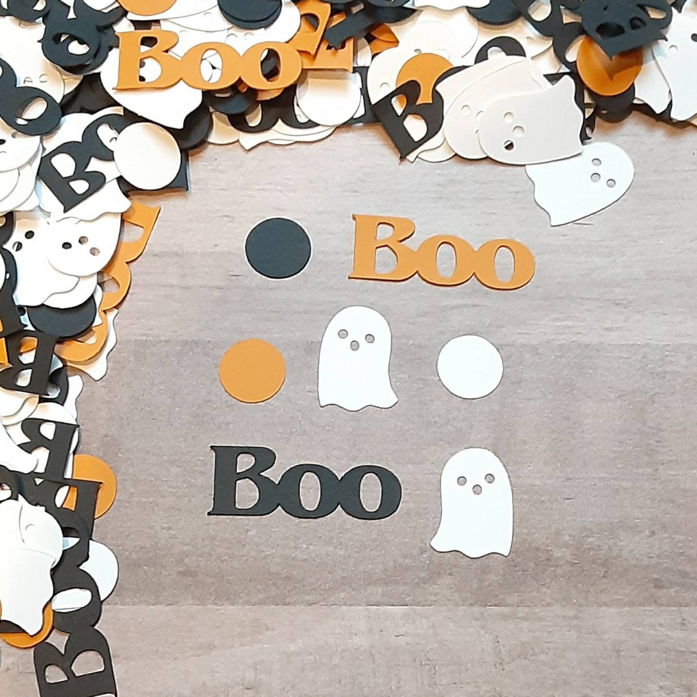 Ghost Confetti Halloween Confetti Halloween Party Etsy