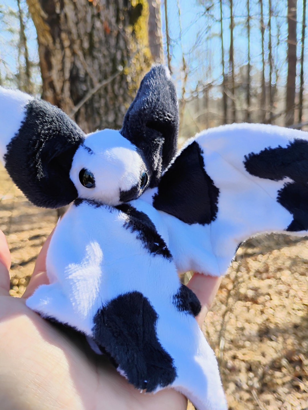 Cow Bat Plush, Bat Stuffed Animal - Etsy