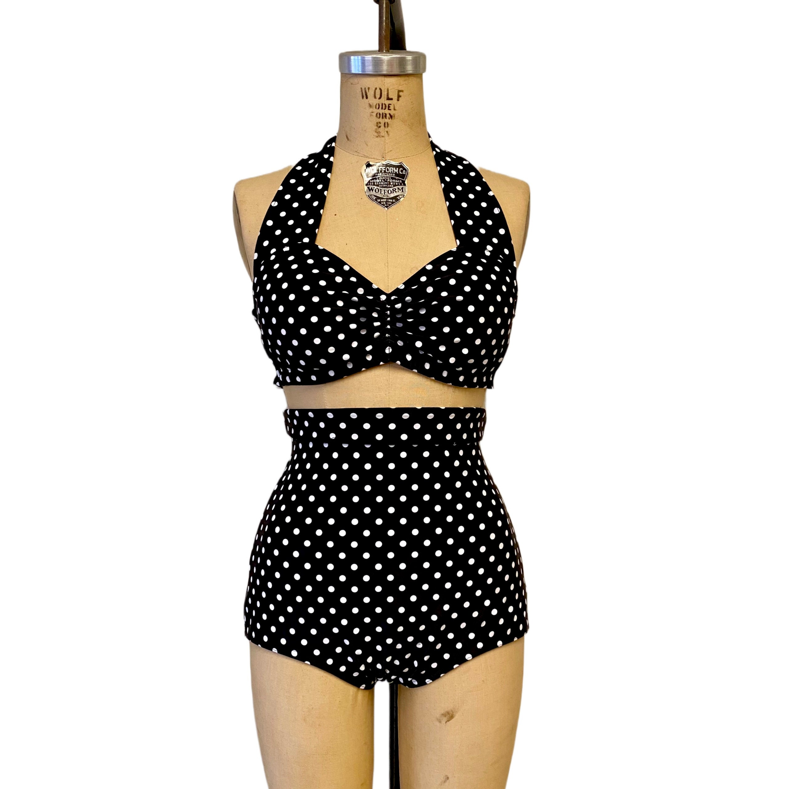 Helen Retro Vintage Women's Bikini Bra With Myrtle Very High