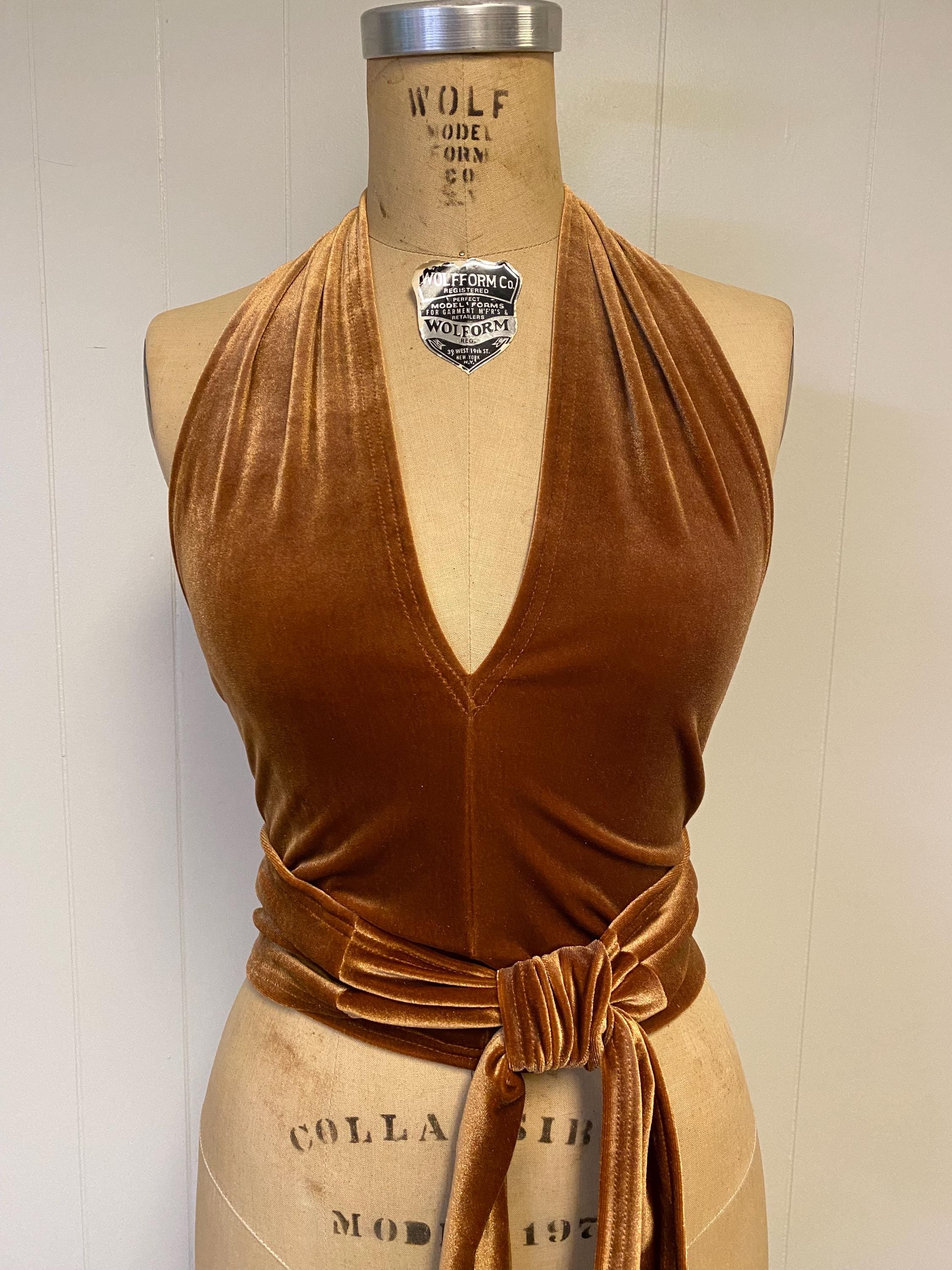 Halter Tops 70s - Etsy