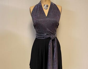 Ann Retro Vintage damesrok 15" volledige cirkel effen kleuren Op bestelling gemaakt