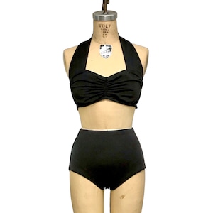 The Ultimate Custom Swimsuit Fluted Rash Guard With Built in Bra Custom  Swimwear Made by Shanna Britta 