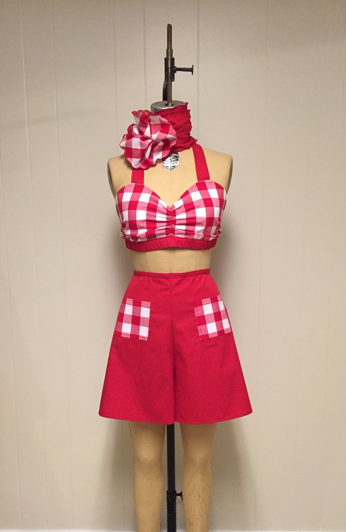 Lola Retro Vintage Womens Tap Shorts with Two Hip Pockets Etsy