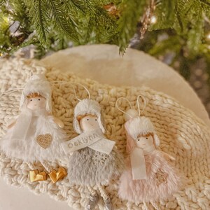 Embroidered Doll Christmas Ornament
