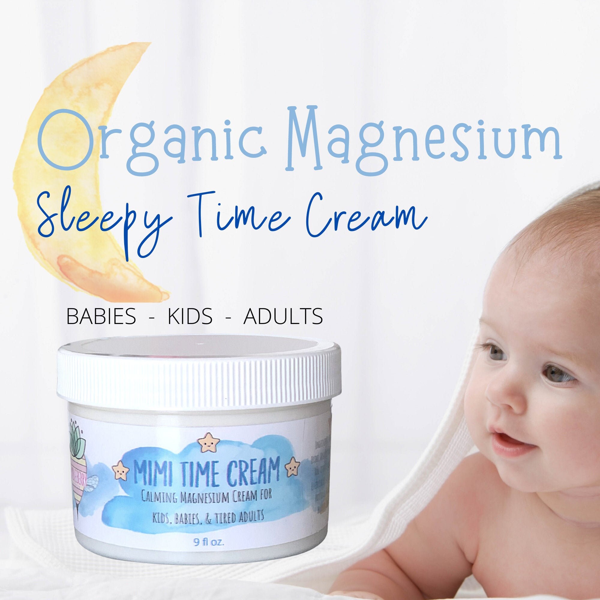 Babies & Kids Magnesium Lotion Good Sleep Growing Pains Etsy