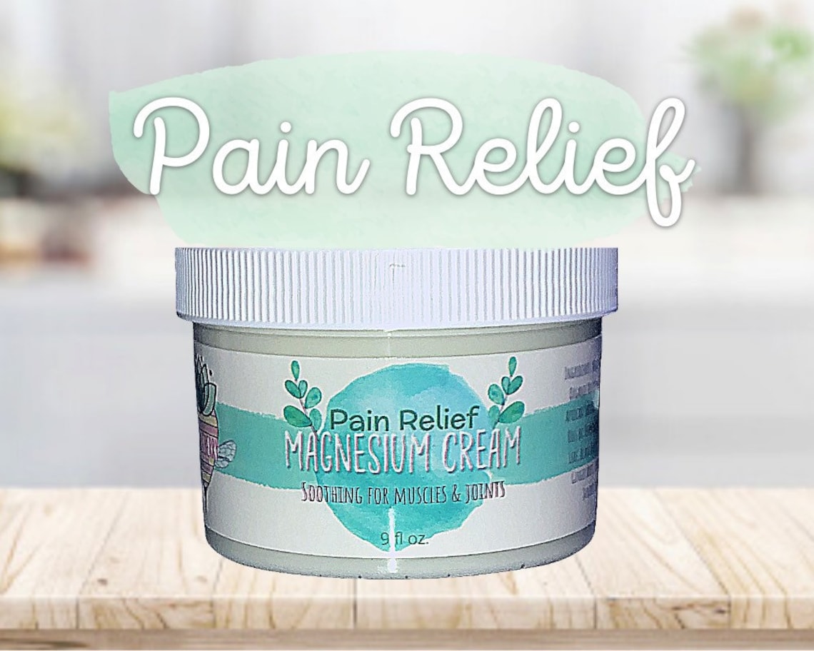 Organic Magnesium Lotion Nerve Pain Relief Sleep Lotion Etsy