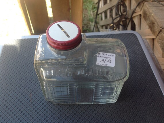 Log Cabin Syrup Bank Etsy