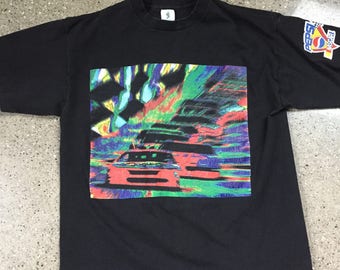 Vintage Pepsi Nascar Graphic T-shirt Size L
