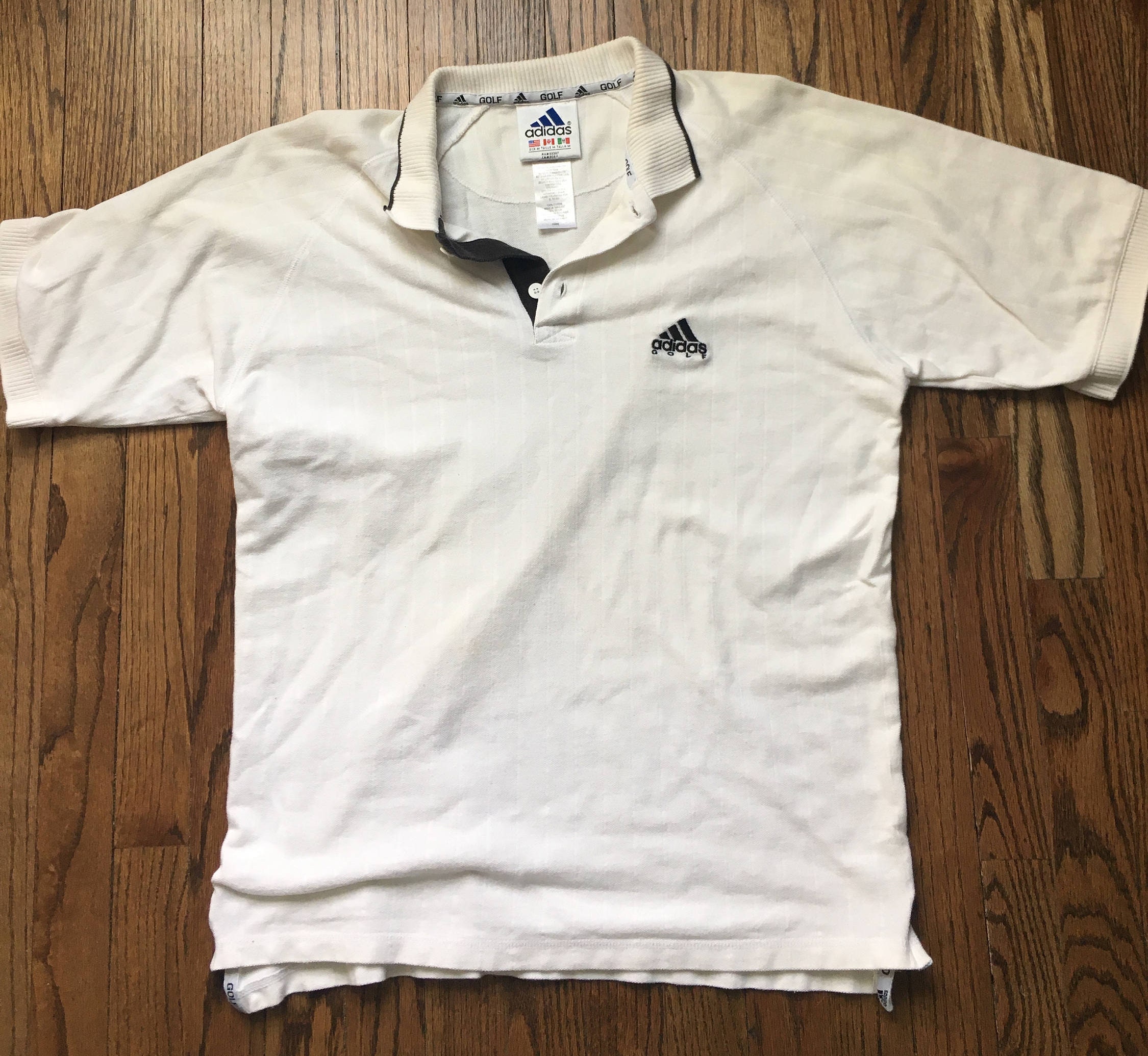 adidas golf shirt sizing