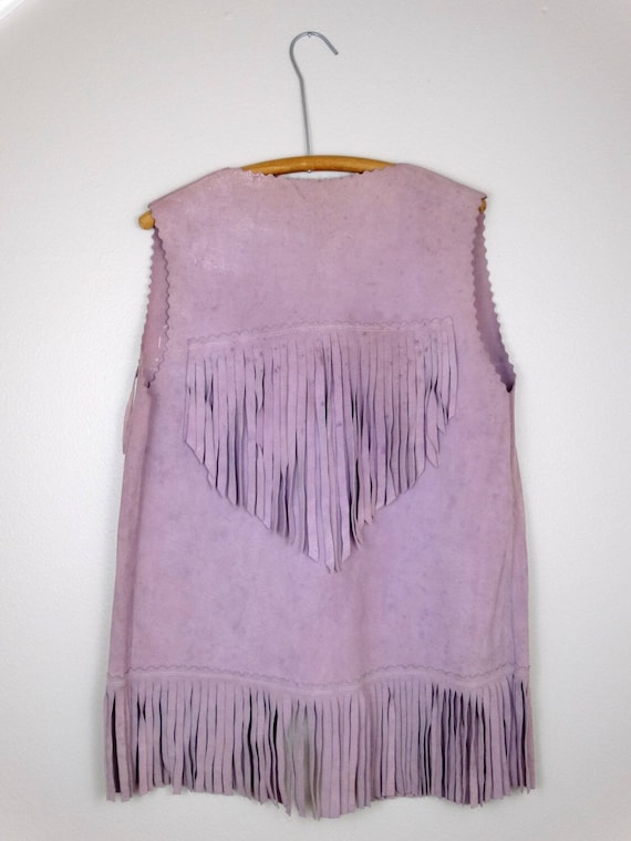 VTG Embroidered Native Fringe Vest - Etsy