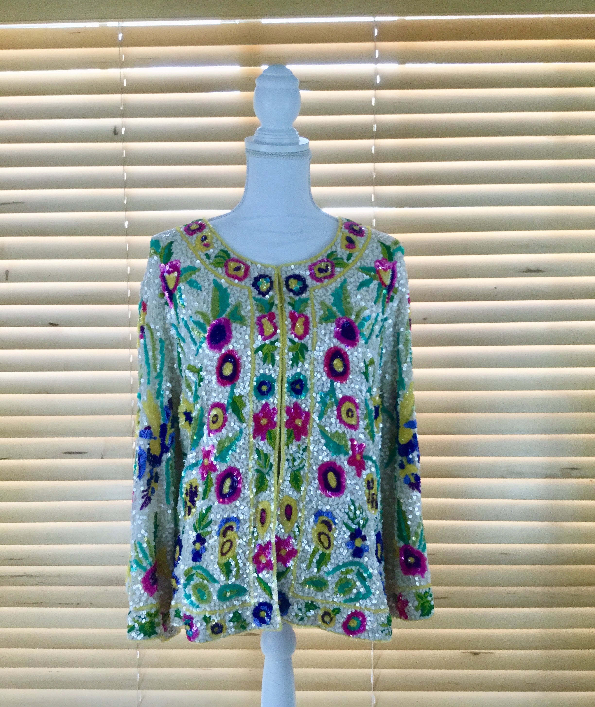 sequin floral