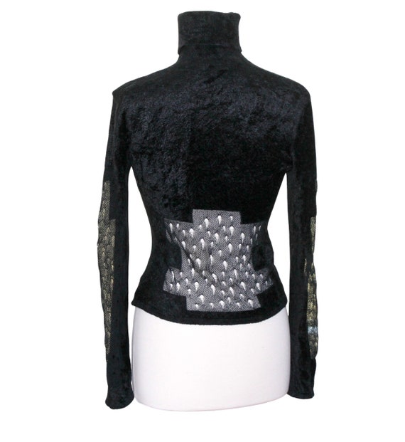 Black Turtleneck Sweater by Christian Dior Boutiq… - image 1