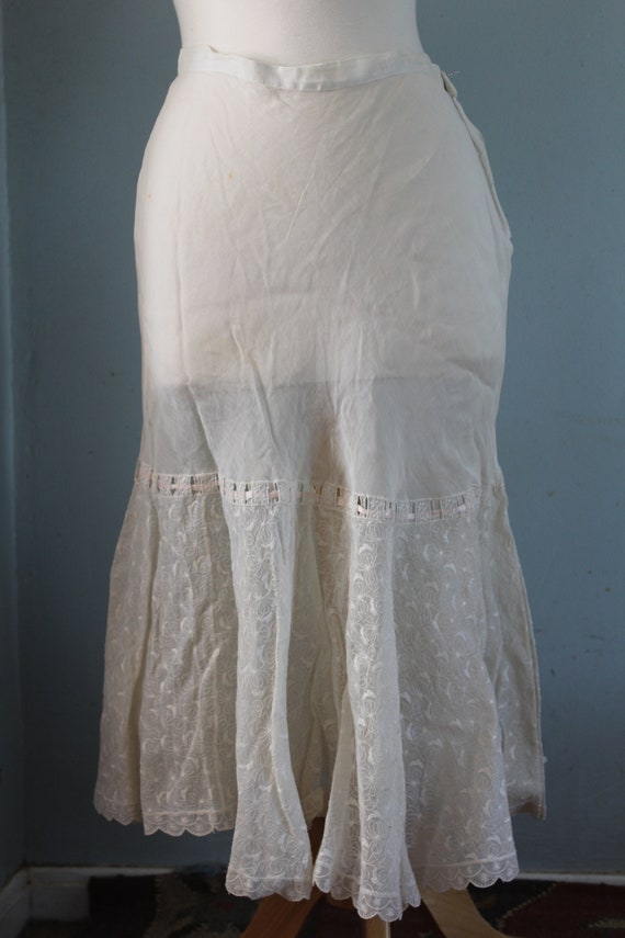 Antique Victorian Petticoat Underskirt Set of 2 - image 6