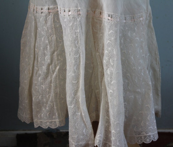 Antique Victorian Petticoat Underskirt Set of 2 - image 8