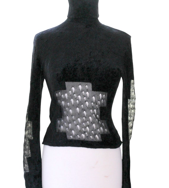 Black Turtleneck Sweater by Christian Dior Boutiq… - image 2