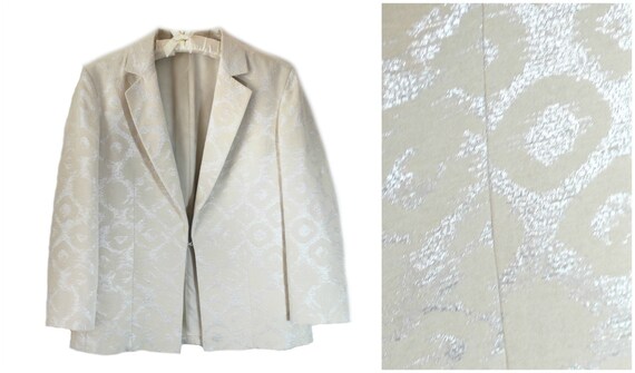 Gianfranco Ferre Women's Blazer Shimmer Brocade Iv