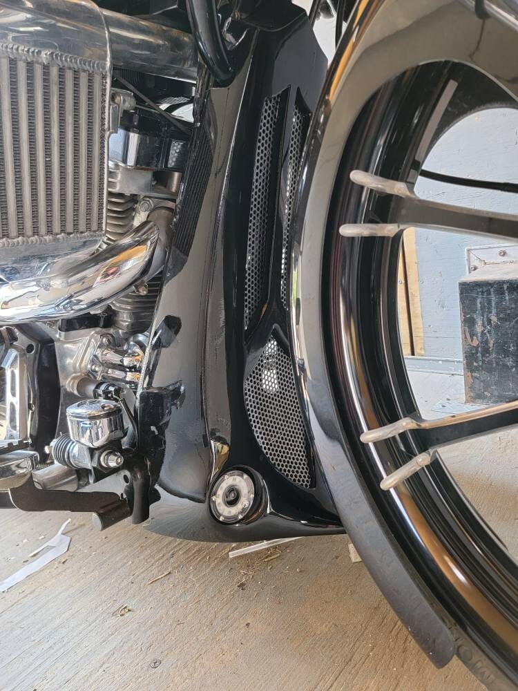 Chin spoiler harley touring deals