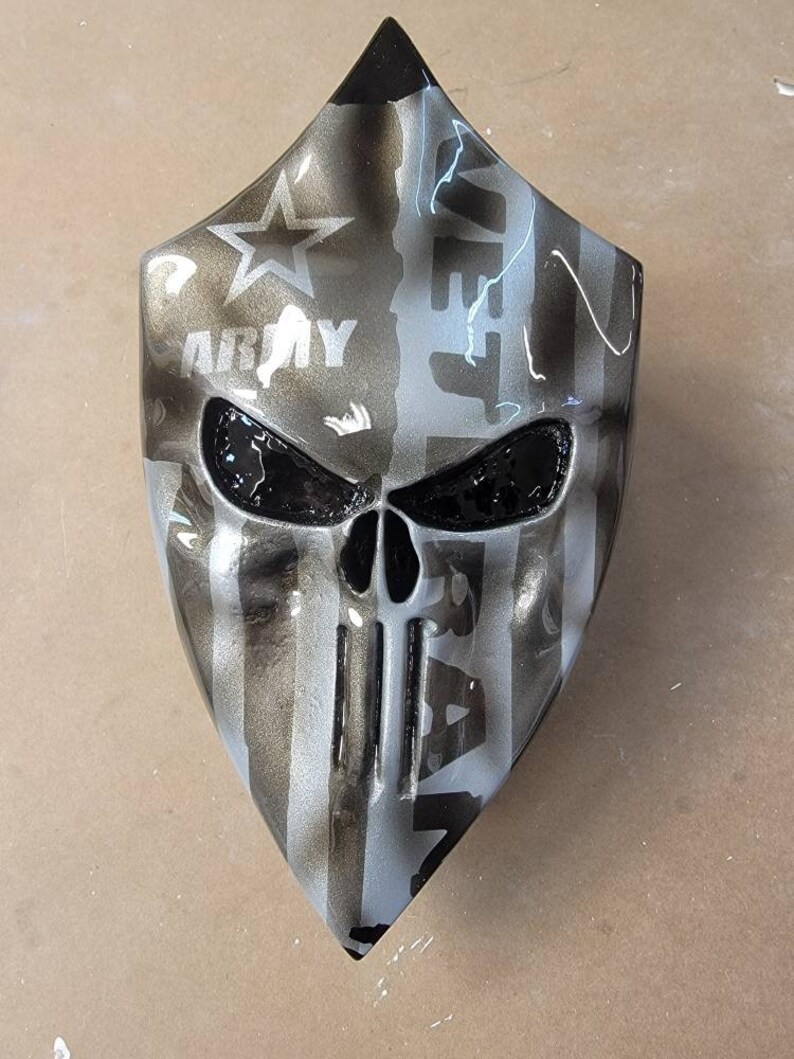 Custom Harleydavidson Horn Cover With 3D Punisher Flag Army Etsy