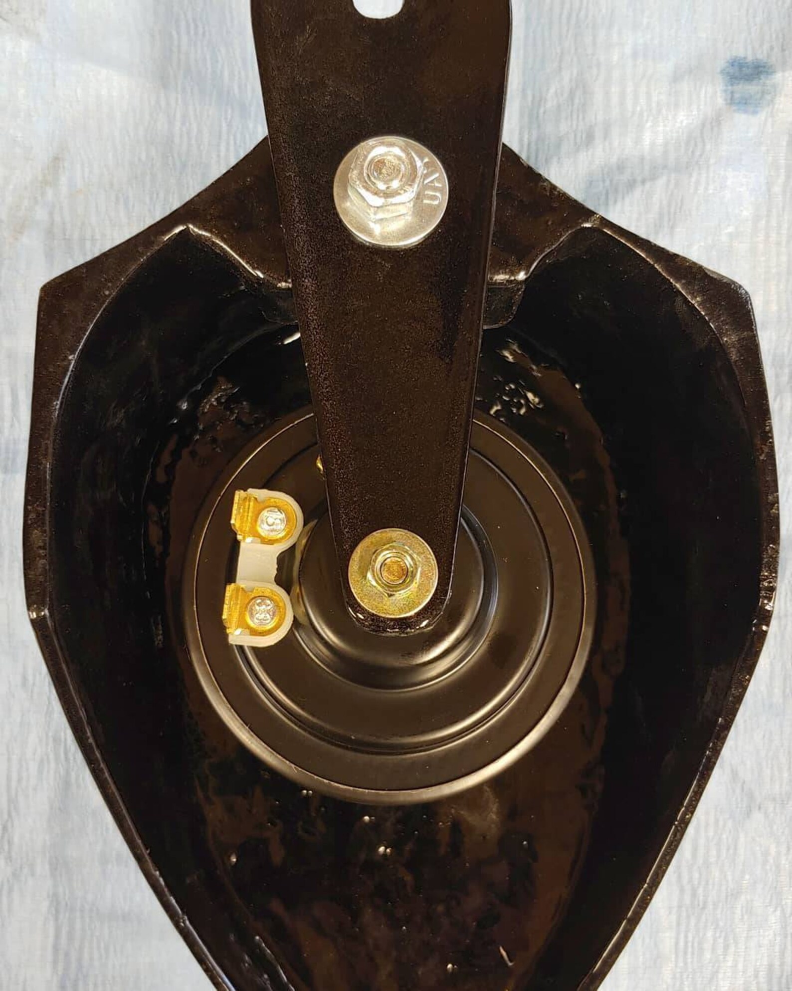 Custom HarleyDavidson horn cover with 3D Punisher flag USMC Etsy