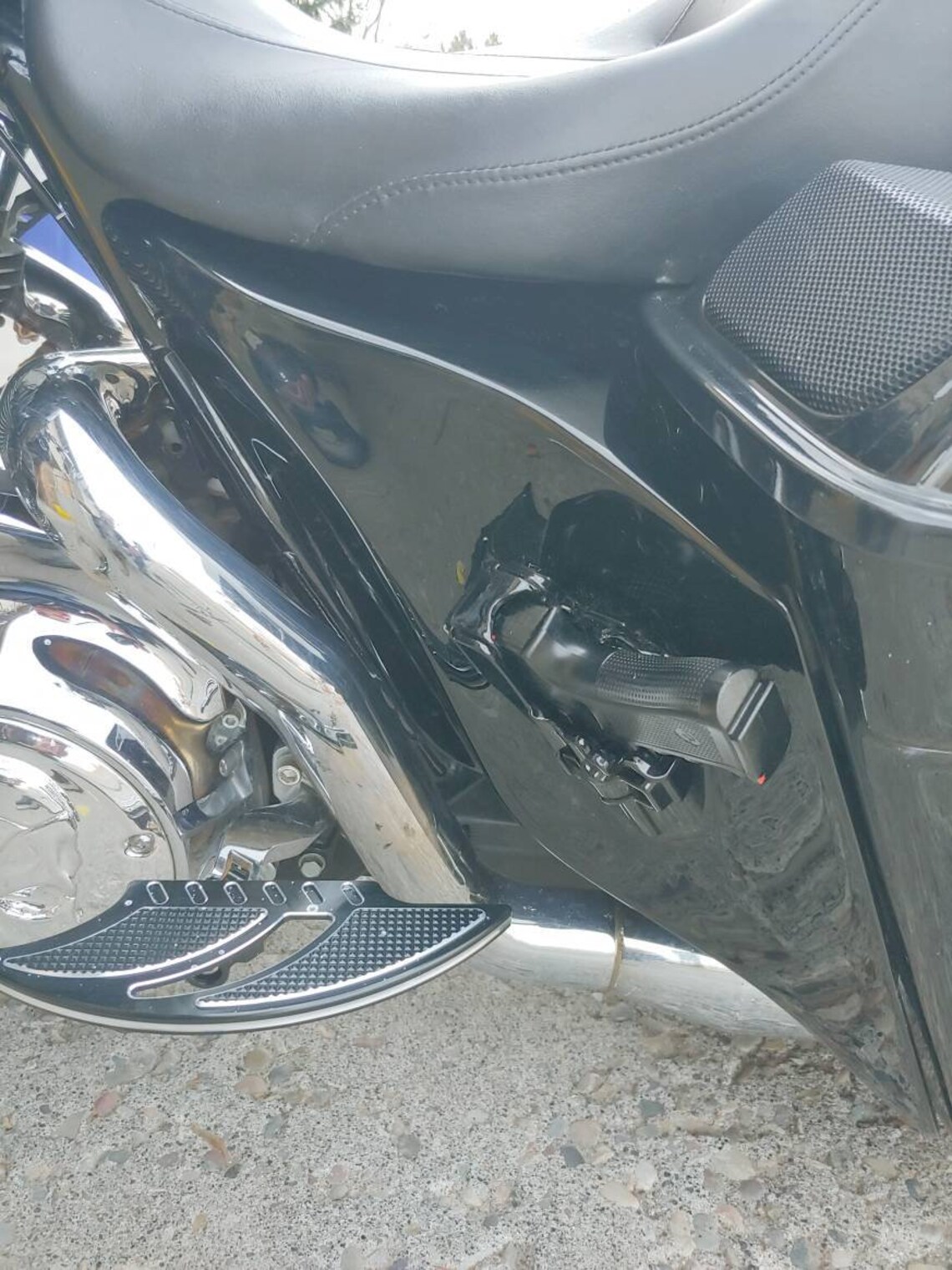 Harley Davidson Gun Holster Side Cover Etsy