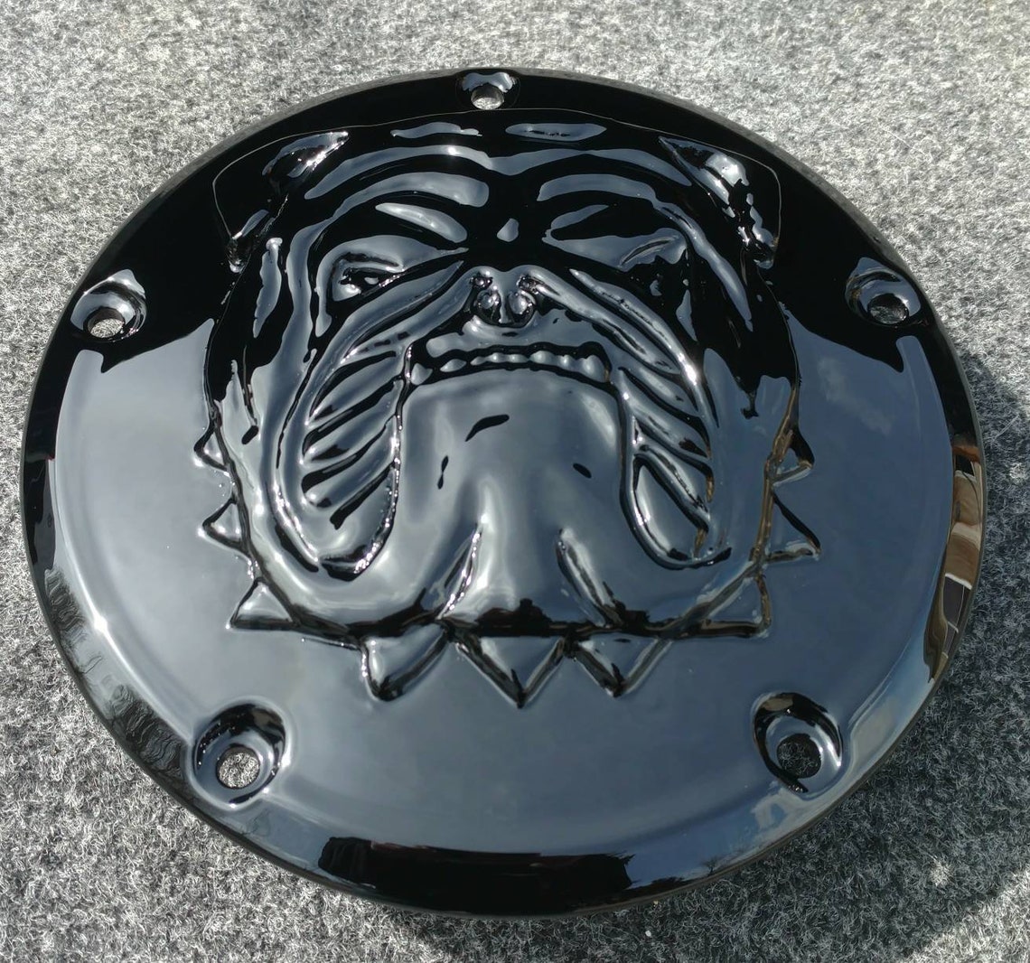 Harleydavidson Points Cover With 3D Bulldog Etsy