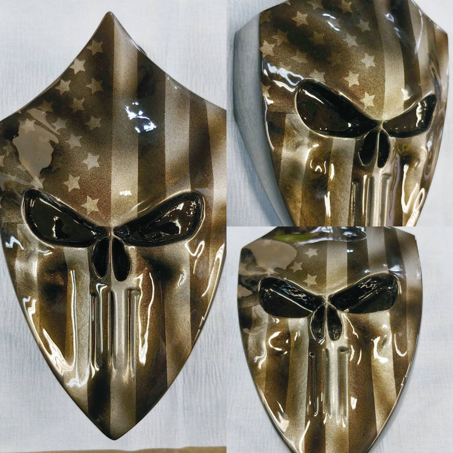 Custom HarleyDavidson horn cover with 3D Screaming Banshee Etsy