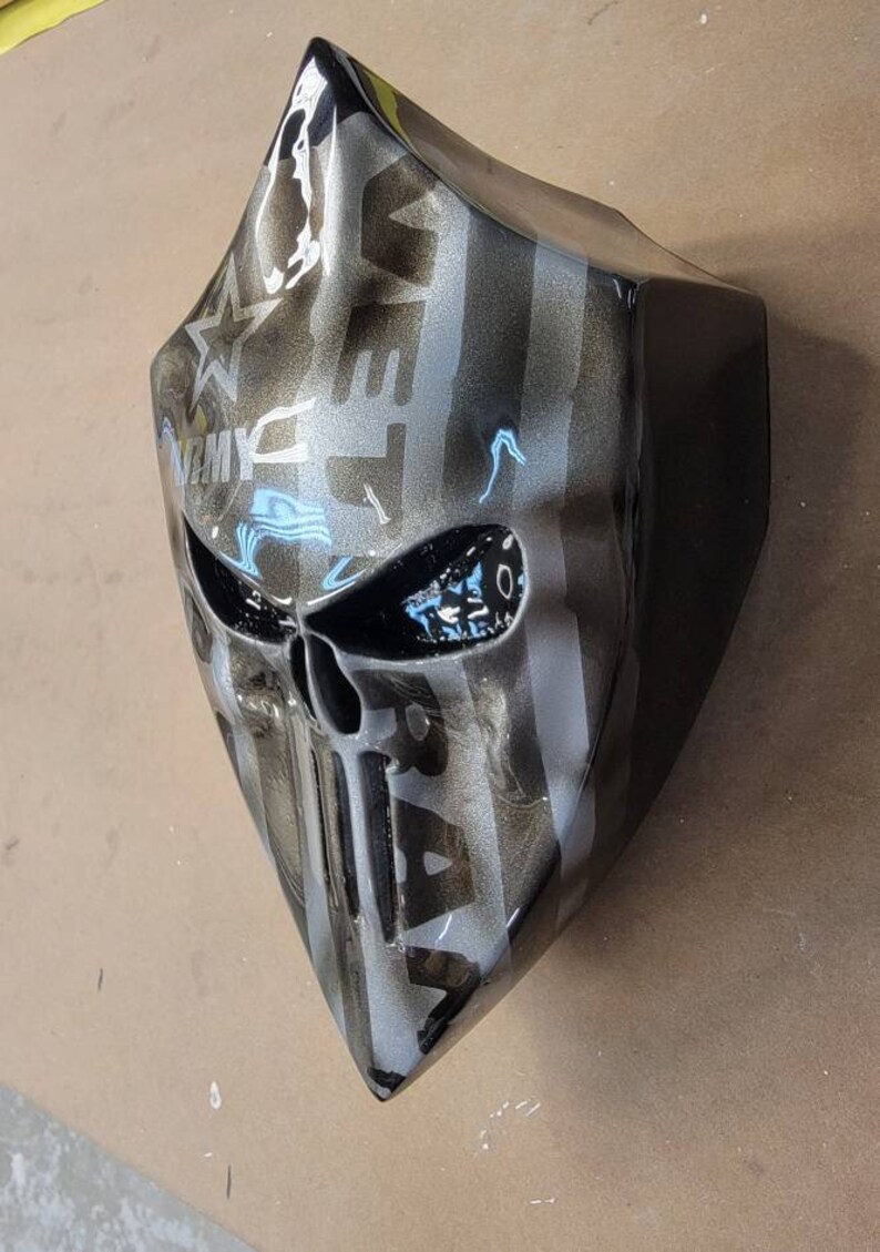 Custom Harleydavidson Horn Cover With 3D Punisher Flag Army Etsy