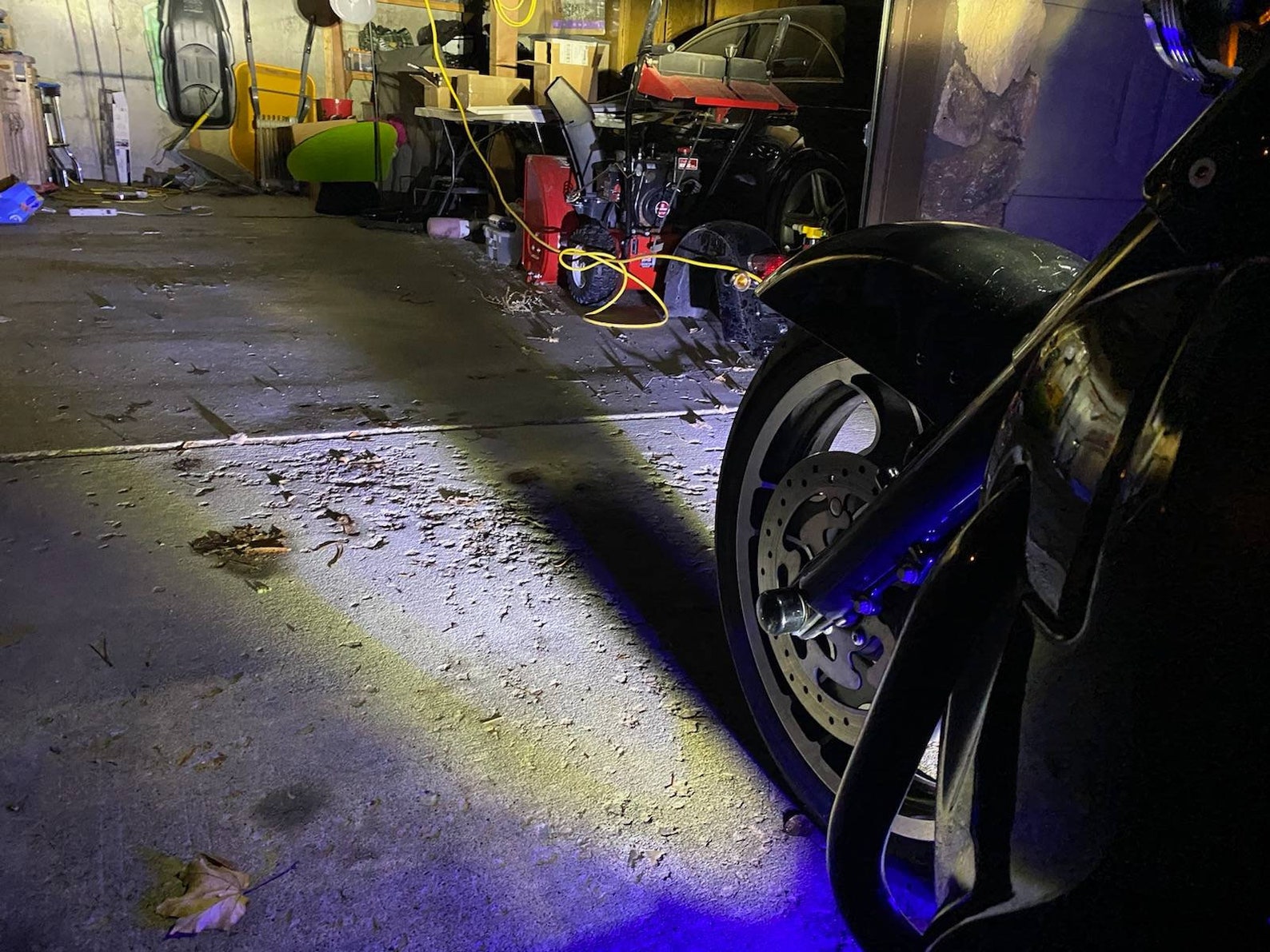 Harley Touring Raked Chin Spoiler With Lights Etsy Canada