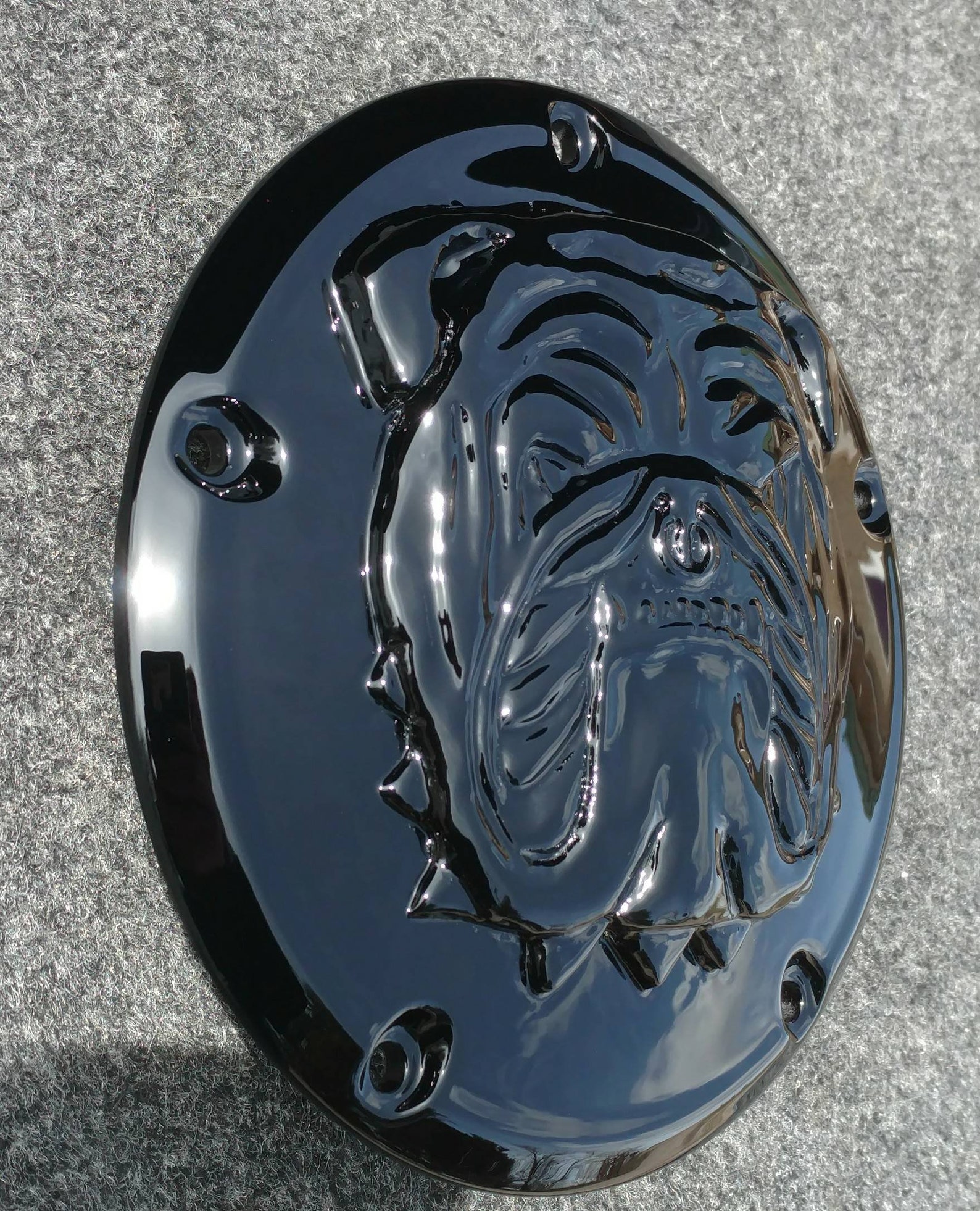Harleydavidson Points Cover With 3D Bulldog Etsy